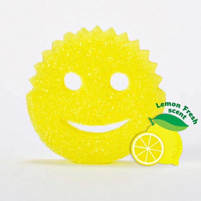 Губка-скрабер Scrub Daddy Lemon Fresh Лимон, 1 шт (609562/023054) -  Губка-скрабер Scrub Daddy Lemon Fresh Лимон, 1 шт (609562/023054) -